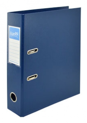 Bantex A4 70mm PVC Lever Arch File Blue 1450-01 Box 10